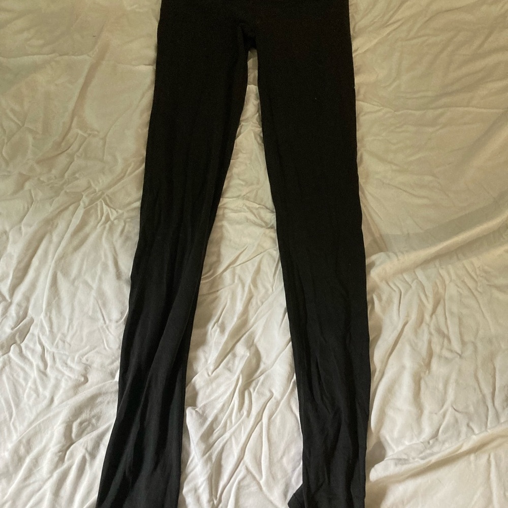 VS black stirrup leggings